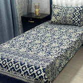 Luxurious Bedding Collection Vol 24 | Pure Soft 3D Crystal Cotton | 2 Single Size Bedsheets (90x60 Inches)